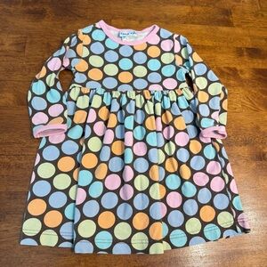 Kelly’s Kids Colorful pastel Polka Dot Kids Dress size 2